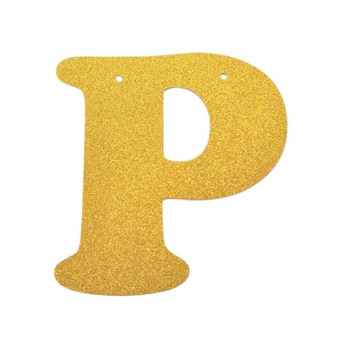 Happy Birthday Girlande Hochzeit Happy Birthday Party Dekorationen Papier Brief Banner(P,8 inches) von HNULGVI