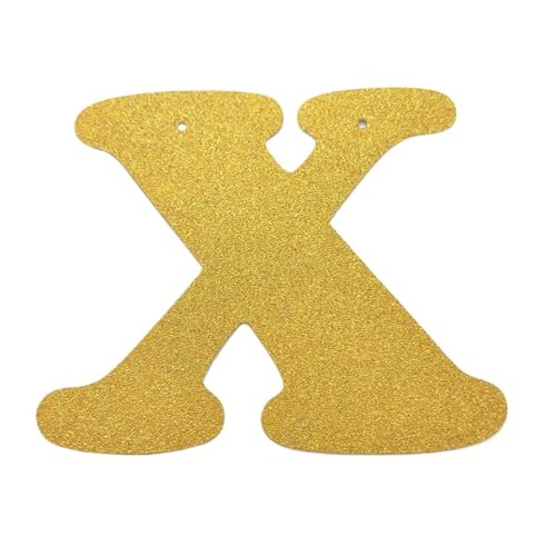 Happy Birthday Girlande Hochzeit Happy Birthday Party Dekorationen Papier Brief Banner(X,6 inches) von HNULGVI