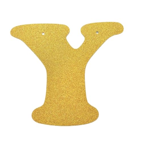 Happy Birthday Girlande Hochzeit Happy Birthday Party Dekorationen Papier Brief Banner(Y,6 inches) von HNULGVI