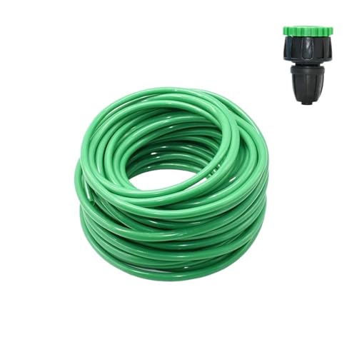 Pvc Schlauch 2m-50m 4/7mm 8/11 9/12mm Gartenbewässerung PVC-Rohr Mikrobewässerungsschlauch Sprinkler mit 1/2'' 3/4'' Gewindeanschluss(8I11 x 15m) von HNULGVI
