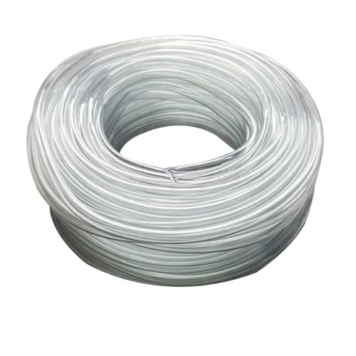Pvc Schlauch PVC-Rohr, transparentes Wasserrohr, 8 mm, Rohre, Schläuche, Aquarienschläuche, Wasserpumpenschläuche, Gartenschlauch, 5 Meter, 10 Meter(Transparent 6mm X 8mm,7 meters) von HNULGVI