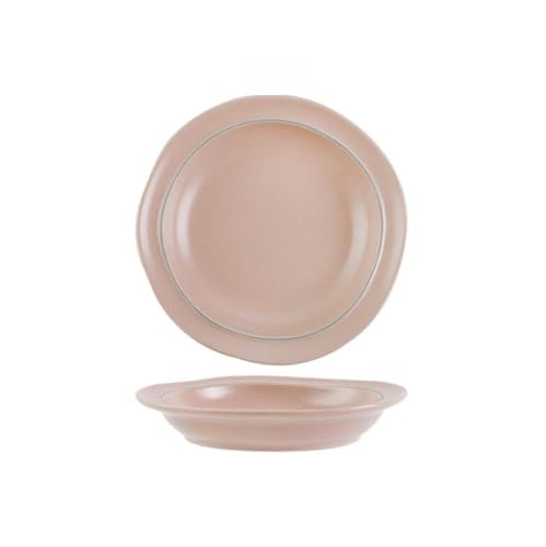 geschirrset Keramik Geschirr Löffel Platten Kreative Set Suppe Schüssel Haushalt Kombination(P 8inch deep plate) von HNULGVI