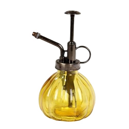 sprühflasche 1 PC Glas Gießkanne Topf Vintage Plant Mister Messing Drucksprüher Retro Kürbis Sprühflasche Antikes Kupfer Sprinkler(Color 04) von HNULGVI