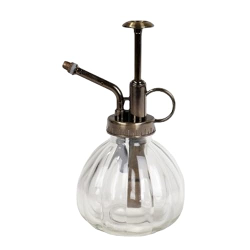 sprühflasche 1 PC Glas Gießkanne Topf Vintage Plant Mister Messing Drucksprüher Retro Kürbis Sprühflasche Antikes Kupfer Sprinkler(Color 05) von HNULGVI