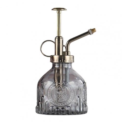 sprühflasche 1 Stück Glas-Bewässerungssprühflasche, Vintage-Glas-Kunststoff-Top-Pumpdose, Sprühflasche for Pflanzen, for Zimmerpflanzen(A Blue Grey) von HNULGVI