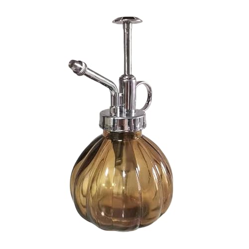 sprühflasche 1 Stück Glas-Bewässerungssprühflasche, Vintage-Glas-Kunststoff-Top-Pumpdose, Sprühflasche for Pflanzen, for Zimmerpflanzen(B Brown) von HNULGVI