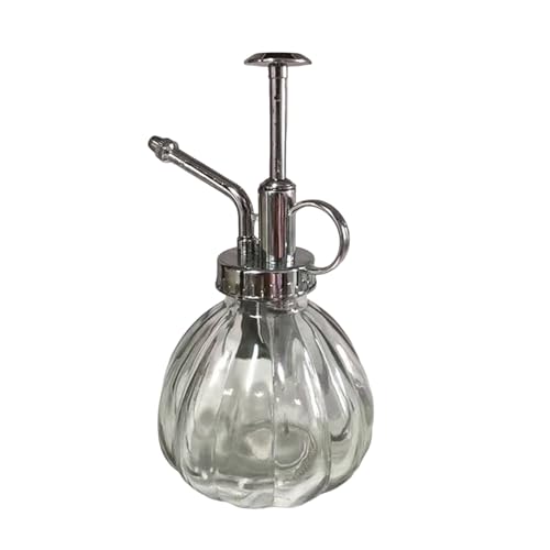 sprühflasche 1 Stück Glas-Bewässerungssprühflasche, Vintage-Glas-Kunststoff-Top-Pumpdose, Sprühflasche for Pflanzen, for Zimmerpflanzen(B Clear) von HNULGVI