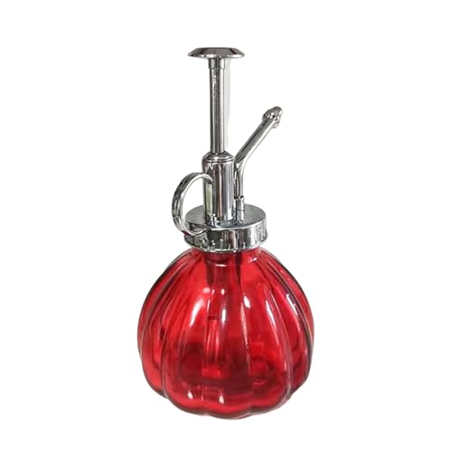 sprühflasche 1 Stück Glas-Bewässerungssprühflasche, Vintage-Glas-Kunststoff-Top-Pumpdose, Sprühflasche for Pflanzen, for Zimmerpflanzen(B Red) von HNULGVI