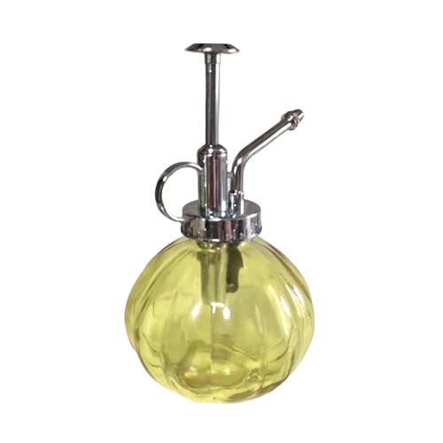 sprühflasche 1 Stück Glas-Bewässerungssprühflasche, Vintage-Glas-Kunststoff-Top-Pumpdose, Sprühflasche for Pflanzen, for Zimmerpflanzen(B Yellow) von HNULGVI