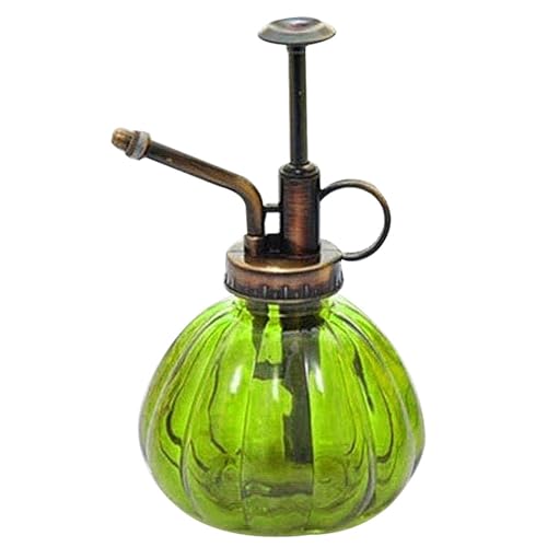 sprühflasche 1 Stück Glas-Bewässerungssprühflasche, Vintage-Glas-Kunststoff-Top-Pumpdose, Sprühflasche for Pflanzen, for Zimmerpflanzen(C Green) von HNULGVI