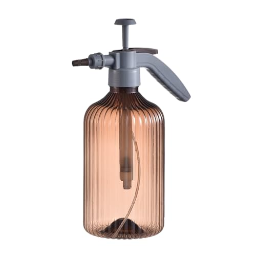 sprühflasche 2l Tragbare Druck Garten Spray Flasche Wasserkocher Pflanze Blumen Bewässerung Gartengeräte Zubehör(Brown) von HNULGVI
