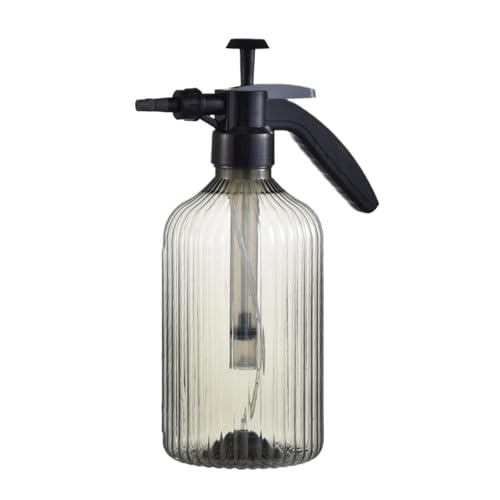 sprühflasche 2l Tragbare Druck Garten Spray Flasche Wasserkocher Pflanze Blumen Bewässerung Gartengeräte Zubehör(Grey) von HNULGVI