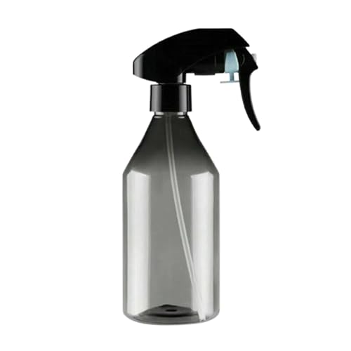 sprühflasche 300ml Kunststoff Wasser Sprühflasche Pflanzen Bewässerung Reinigung Hand Trigger Garten Sprayer(Grey) von HNULGVI