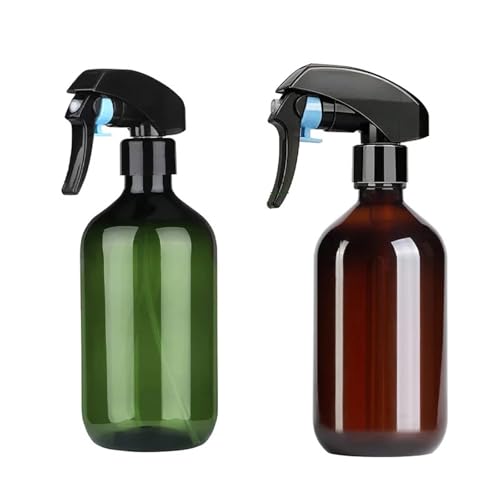 sprühflasche 500 ml Gießkanne Flasche Spray Reinigungssprüher(1pc Green 1pc Brown) von HNULGVI