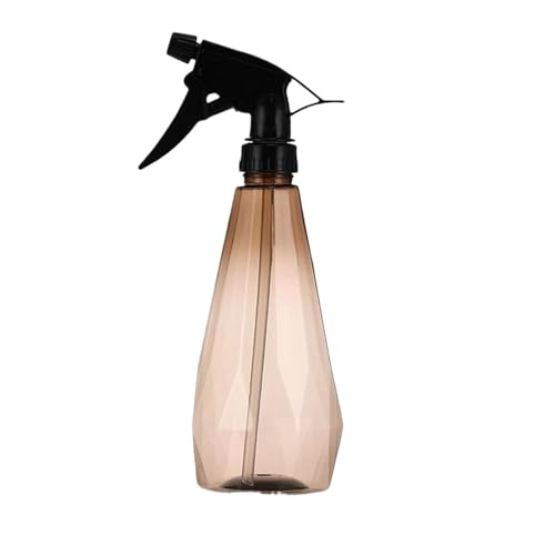 sprühflasche 500ml Sprühflasche Pflanzengießkannen Manueller Nebel Wassersprühtopf Haushaltsgartenbewässerungswerkzeuge(Brown) von HNULGVI