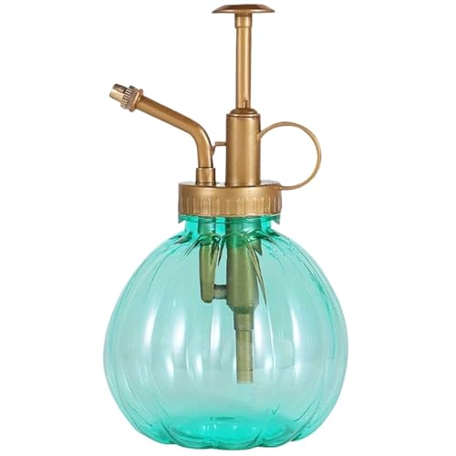 sprühflasche Kunststoff Kürbis Form Sukkulente Blume Anhebung Vintage Sprinkler Topf Gartenarbeit Presse Garten Sprayer Decor(Green) von HNULGVI
