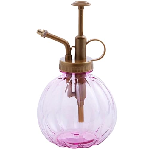 sprühflasche Kunststoff Kürbis Form Sukkulente Blume Anhebung Vintage Sprinkler Topf Gartenarbeit Presse Garten Sprayer Decor(Purple) von HNULGVI