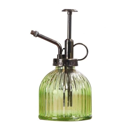 sprühflasche Vintage Handdruck-Bewässerungssprüher Kürbisform Pflanzenblumen-Wassersprüher Kleine Glassprühflasche Gartenbedarf(Green) von HNULGVI