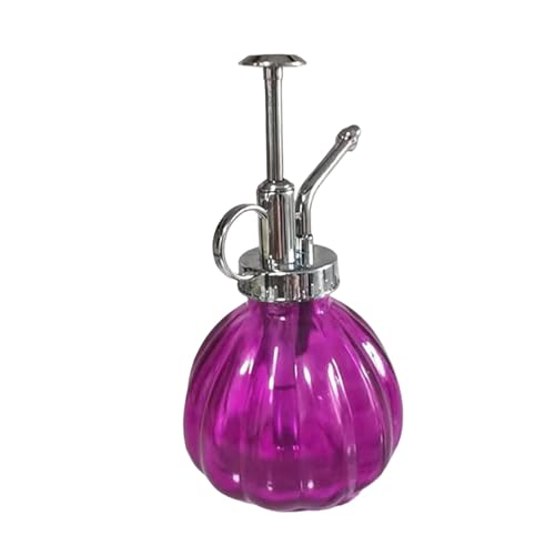 sprühflasche Vintage Handdruck-Bewässerungssprüher Kürbisform Pflanzenblumen-Wassersprüher Kleine Glassprühflasche Gartenbedarf(Pink) von HNULGVI