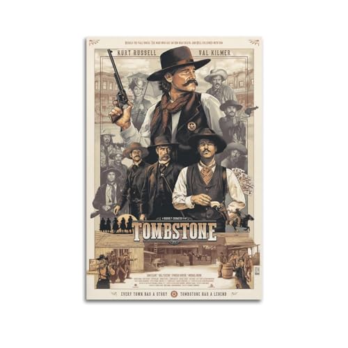 Filmposter "The Tombstone", Kunstdekoration, Wandposter, Dekoration, Innenposter, Druck, Dekoration, Bar, Restaurant, Dekoration, Ästhetik, Poster, Wohnzimmer, 40 x 60 cm, ungerahmter Stil Filmposter "The Tombstone", Kunstdekoration, Wandposter, Dekoration, Innenposter, Druck, Dekoration, Bar, Restaurant, Dekoration, Ästhetik, Poster, Wohnzimmer, 40 x 60 cm, ungerahmter Stil von HNYDM