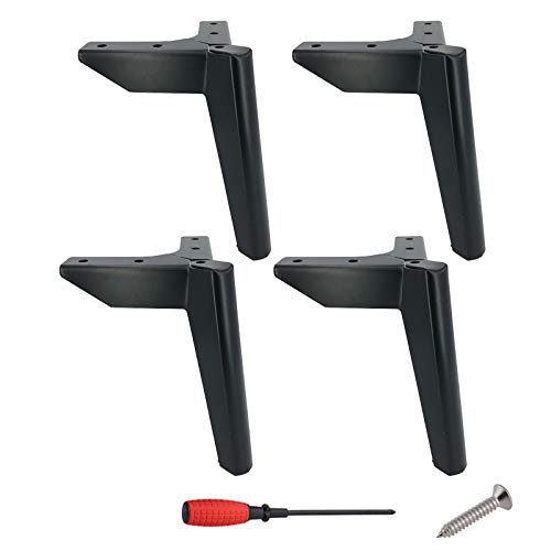 HNZHUXUE Möbelbeine Aus Metall, 4Er-Set, Schrankbeine Und Tischbeine Aus Edelstafür Verschiedene Stile, Wasserdichte Ersatzbeine Ohne Wackeln Oder Eigenartigen Geruch, Schönes Aussehen Und Stabilität/ von HNZHUXUE