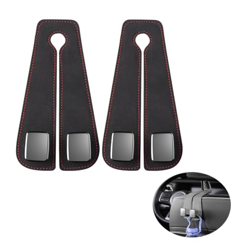 HNZZT Autositzes Rückenlehne Doppelhaken für Subaru Crosstrek/Levorg/XV GP GT 3.Gen/2.Gen/1.Gen GP GT, Versteckter Aufbewahrungshaken für Autositzes Rückenlehne,Black von HNZZT