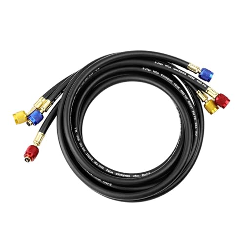 3 Piece HLK Verteiler Messgeräteschlauchset Für HLK Ladevorgänge Umfassen Ventile Und Messingadapter Für R134A R410A Professionelles HVAC Tool von HNsdsvcd