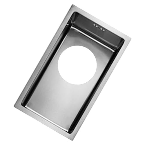 Einzelschalen Gericht Waschspüle Edelstahl Quadratische Küchenspüle Spülpool Handwaschbecken Waschbecken Dauerhaft Spülpool Balkon Pool Square Waschbecken von HNsdsvcd