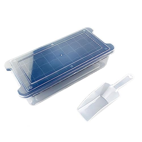 Flexible Silikonform Eiswürfelbereiter, Kunststoffbox, Eisschaufel-Set, halten Sie Ihre Getränke kühl, 36 Gitter, Eiswürfelform, tragbarer Gefrierschrank von HNsdsvcd