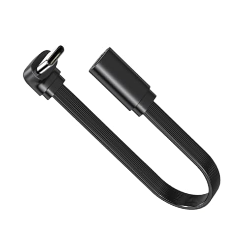 HNsdsvcd Kurzes USB Typ C Verlängerungskabel 90 Grad Biegung/gerade Kopfunterstützung 66W Ladung 480gbit/s Daten Synchronisierung Für Gaming Konsolen Tragbares USB C Stromkabel von HNsdsvcd
