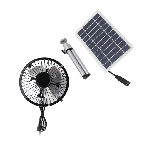 HNsdsvcd Monokristalline Silicon Solar Panel Lüfter Mit Stativständer Für Büro Heimreise Tragbare Lüfterlüfterkühlgerät Stativbasis Kühllüfter von HNsdsvcd