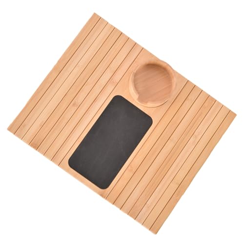HNsdsvcd Stabile Bambus Armlehre Tablett Für Wohnzimmer Couch Spill Proof Sofa Armlehre Tisch Für Getränke Und Snacks Stall Couch Tablett von HNsdsvcd