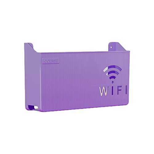 HNsdsvcd Wandmontierte Wifi-Router-Aufbewahrungsbox, Kabel-Power-Draht-Halterung, Organizer für Zuhause, Schlafzimmer, Wohnzimmer, Wandregal, Aufbewahrungsbox für Kabel von HNsdsvcd