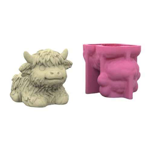 Silikonblütenvase Form Kälberform Flexible Ornament Formen Silikonblütenpotform Geeignet Zur Herstellung Von Blütenpot Vase Epoxidharztöpfenform von HNsdsvcd