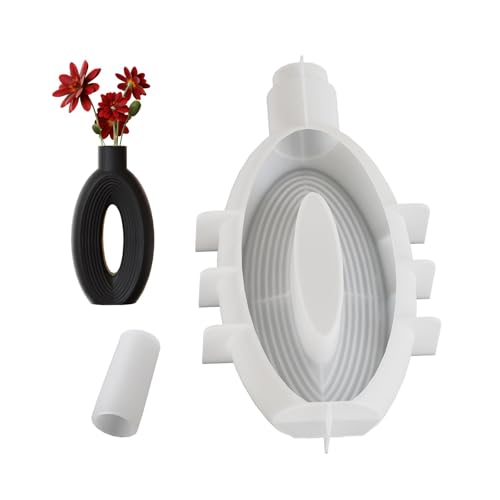 Silikonform Für Geometriekreisblütenvase Dekorative Pflanzer Zubehörform Tabletop Dekoration Formwerkzeug Vase Form Form von HNsdsvcd