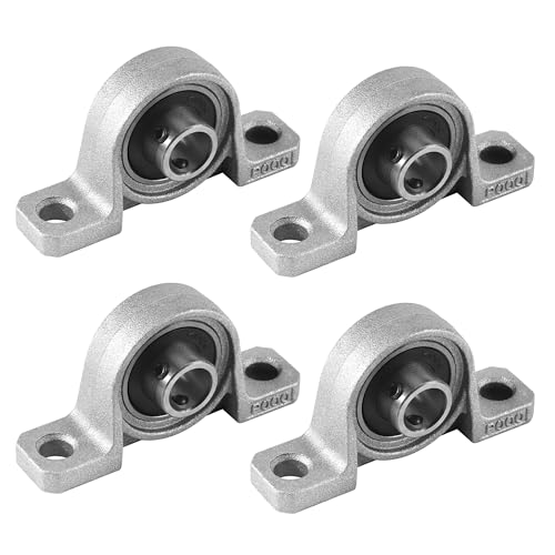 4 Stück Gehäuselager, Stehlager 10mm Innendurchmesser, Vertikale Stehlager Flanschlager für 3D Drucker, Druckmaschinen, Achse Welle Maschine (KP000) 4 Stück Gehäuselager, Stehlager 10mm Innendurchmesser, Vertikale Stehlager Flanschlager für 3D Drucker, Druckmaschinen, Achse Welle Maschine (KP000) von HO-SFSM