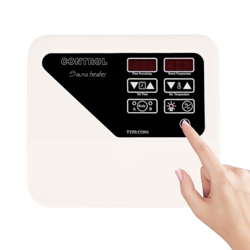 HOARLICN 3-9 KW Digital Saunasteuerung Steuergerät, Sauna Steuergerät Sauna Digital Controller 2 Arbeitsmodi Externe Digital Controller Mit Temperatursensor 40-105℃ HOARLICN 3-9 KW Digital Saunasteuerung Steuergerät, Sauna Steuergerät Sauna Digital Controller 2 Arbeitsmodi Externe Digital Controller Mit Temperatursensor 40-105℃ von HOARLICN