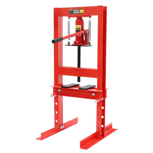 HOARLICN 6T Hydraulische Werkstattpresse, Presse Werkstatt Hydraulikpresse Rahmenpresse Dornpresse Tonnen 4 Stufen Einstellbare Höhe für Mechanischen Werkstätten HOARLICN 6T Hydraulische Werkstattpresse, Presse Werkstatt Hydraulikpresse Rahmenpresse Dornpresse Tonnen 4 Stufen Einstellbare Höhe für Mechanischen Werkstätten von HOARLICN