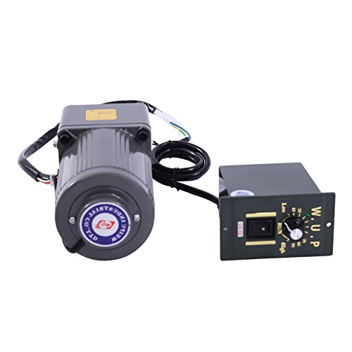 HOARLICN Getriebemotor, Getriebemotor Regelbar 220V 40W 20K Getriebemotoren Kit 0-68rpm Einstellbar Elektromotor Motordrehzahlregle 1400RPM 1-Phase Getriebemotor Elektromotor von HOARLICN