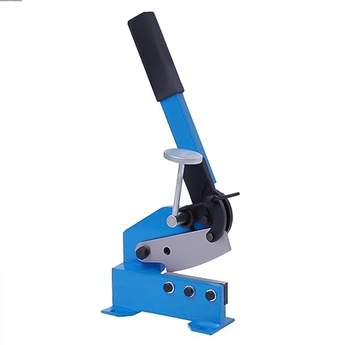 HOARLICN Handhebelschere Hebelschere, 125mm Blechschere Schlagschere Einstellbare Klammer Blech Schere Metallschere Hebel Geeignet Zum Schneiden Von Stahlplatten, Flach- Und Rundmaterial von HOARLICN