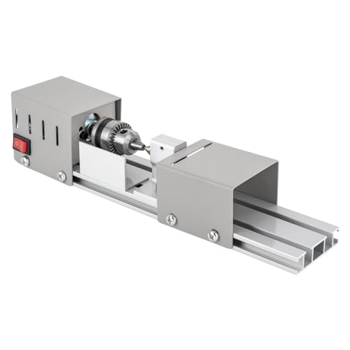 HOARLICN Metalldrehmaschine, 96w Mini-Drehmaschine Tischdrehbank Für Holzbearbeitung 9000rpm Mini DIY Drehmaschine 12-24 Volt Metall-Fräs-Drehmaschine 7 Geschwindigkeiten Einstellbar Für Drechseln HOARLICN Metalldrehmaschine, 96w Mini-Drehmaschine Tischdrehbank Für Holzbearbeitung 9000rpm Mini DIY Drehmaschine 12-24 Volt Metall-Fräs-Drehmaschine 7 Geschwindigkeiten Einstellbar Für Drechseln von HOARLICN