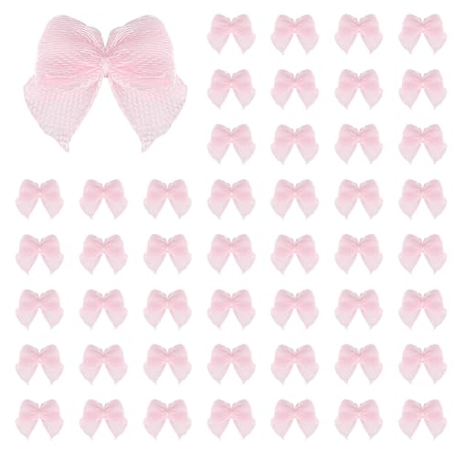 HOBBIESAY 200 Stück Rosa Schleifen Kleine Satinbandschleife Winzige Schleife Zum Nähen Applikationen Basteln Dekoration Haarschmuck Hochzeitsgeschenkbox Ornament HOBBIESAY 200 Stück Rosa Schleifen Kleine Satinbandschleife Winzige Schleife Zum Nähen Applikationen Basteln Dekoration Haarschmuck Hochzeitsgeschenkbox Ornament von HOBBIESAY