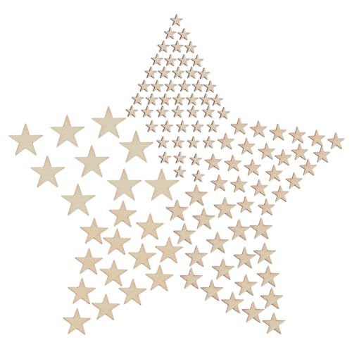HOBBIESAY 300 Stück Kleines Holzstern Ornament 5-13mm Mini Holzsternscheiben Sternverzierung In Gemischten Größen Unvollendeter Blanker Stern Aus Holz Für Hochzeitsfeiern DIY Basteln HOBBIESAY 300 Stück Kleines Holzstern Ornament 5-13mm Mini Holzsternscheiben Sternverzierung In Gemischten Größen Unvollendeter Blanker Stern Aus Holz Für Hochzeitsfeiern DIY Basteln von HOBBIESAY