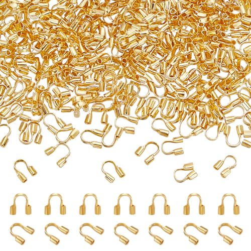 HOBBIESAY 400 Stück Messingdraht Schutzbügel Drahtschutz U Form Schutzschlaufen Goldener Drahtschlaufen Schutzbügel Für Ohrringe Armbänder Halsketten Schmuckherstellung Loch:0.5mm HOBBIESAY 400 Stück Messingdraht Schutzbügel Drahtschutz U Form Schutzschlaufen Goldener Drahtschlaufen Schutzbügel Für Ohrringe Armbänder Halsketten Schmuckherstellung Loch:0.5mm von HOBBIESAY