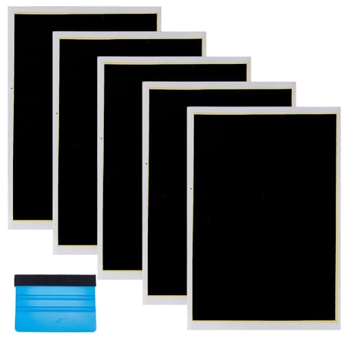 HOBBIESAY 5 Stück Schwarzes Lasergravur Markierungspapier Mit 1 Stück Schaber 32.9x27cm Lasergravur Testpapier Zum Schneiden Und Gravieren von Keramik Und Glas HOBBIESAY 5 Stück Schwarzes Lasergravur Markierungspapier Mit 1 Stück Schaber 32.9x27cm Lasergravur Testpapier Zum Schneiden Und Gravieren von Keramik Und Glas von HOBBIESAY