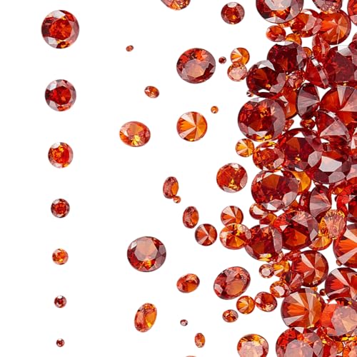 HOBBIESAY 7 Größe 140 Stück Zirkonia Cabochons 1-6mm Roter Kristall Facettierter Diamant Strass Mit Spitzer Rückseite Für Nagelkunst Ohrringe Armbänder Ringe Schmuck DIY Basteln HOBBIESAY 7 Größe 140 Stück Zirkonia Cabochons 1-6mm Roter Kristall Facettierter Diamant Strass Mit Spitzer Rückseite Für Nagelkunst Ohrringe Armbänder Ringe Schmuck DIY Basteln von HOBBIESAY