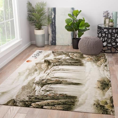 HOBBOY 90 x 150 cm Teppiche Orientalisch Sonnenaufgang Sonnenuntergang Berg Wasserfall Landschaft Flachflor Fußmatten für Wohnzimmer Arbeitszimmer Büro HOBBOY 90 x 150 cm Teppiche Orientalisch Sonnenaufgang Sonnenuntergang Berg Wasserfall Landschaft Flachflor Fußmatten für Wohnzimmer Arbeitszimmer Büro von HOBBOY