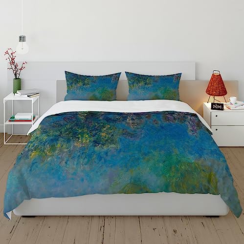 HOBBOY Elegante Bettwäsche-Bettbezug-Sets Claude Monet Ästhetische Bettwäsche-Sets 1 Bettbezug 2 Kissenbezüge Bequem &; Atmungsaktiv 135x200 cm HOBBOY Elegante Bettwäsche-Bettbezug-Sets Claude Monet Ästhetische Bettwäsche-Sets 1 Bettbezug 2 Kissenbezüge Bequem &; Atmungsaktiv 135x200 cm von HOBBOY