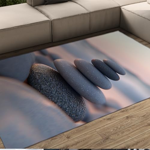 HOBBOY Meditation Dekor Teppiche Natur Stil Balancieren Steine Muster Bodenmatte Rechteckig Dünner Teppich für Büro Schlafzimmer Wohnzimmer 210 x 240 cm HOBBOY Meditation Dekor Teppiche Natur Stil Balancieren Steine Muster Bodenmatte Rechteckig Dünner Teppich für Büro Schlafzimmer Wohnzimmer 210 x 240 cm von HOBBOY