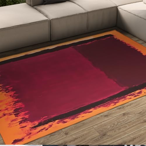 HOBBOY Minimalistischer Abstrakter Bereich Teppich Aquarell Kunst Farbe Feld Design Weich waschbar niedrig Flor Türmatten für Wohnzimmer Schlafzimmer Büro 80 x 120 cm HOBBOY Minimalistischer Abstrakter Bereich Teppich Aquarell Kunst Farbe Feld Design Weich waschbar niedrig Flor Türmatten für Wohnzimmer Schlafzimmer Büro 80 x 120 cm von HOBBOY